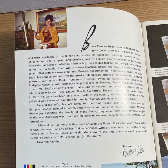 32 Painting Lessons in Oil Walter T Foster Bela Jan Bodo Vintage Art Instruction - Picture 3 of 9